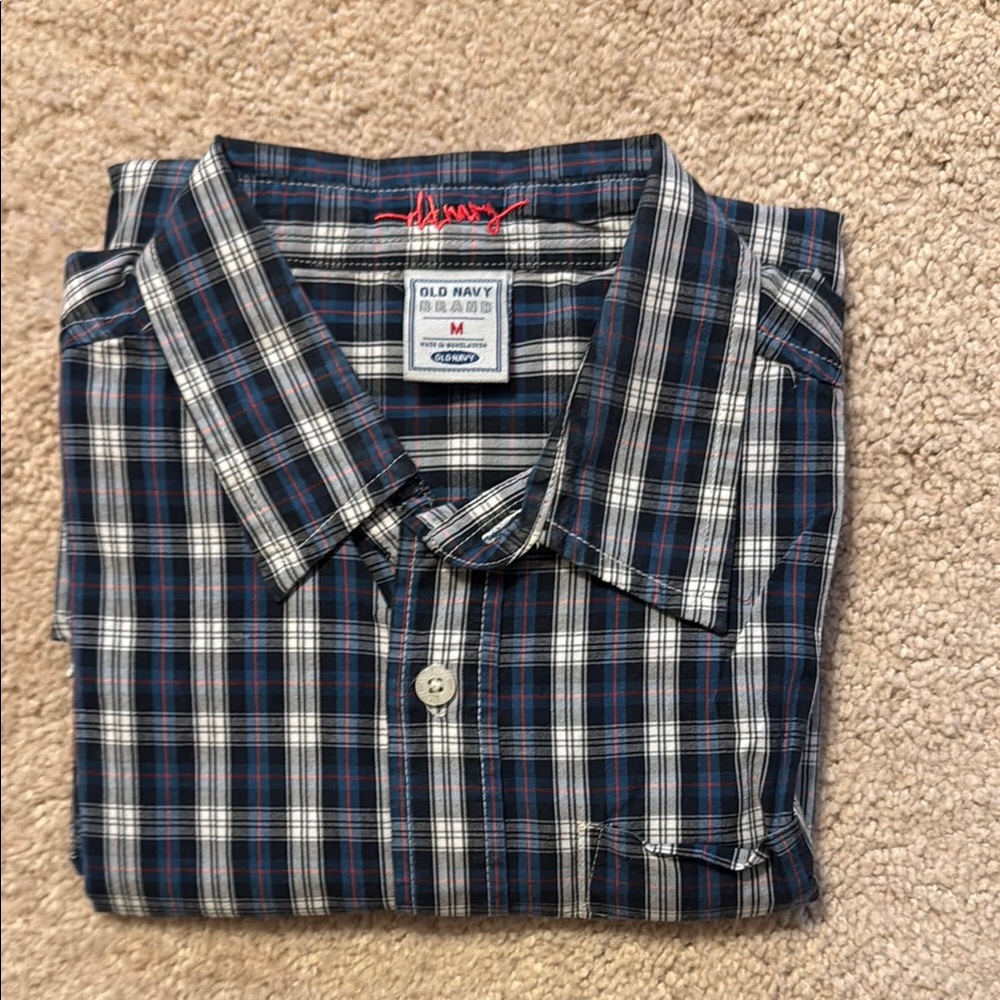 Old Navy Blue Button Down Shirt